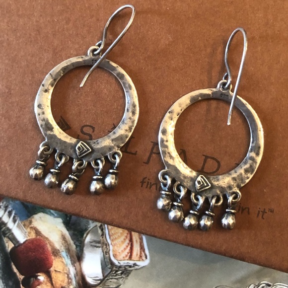 Vintage Silpada Cha-Cha Sterling Silver Earrings W1526 - Picture 2 of 15